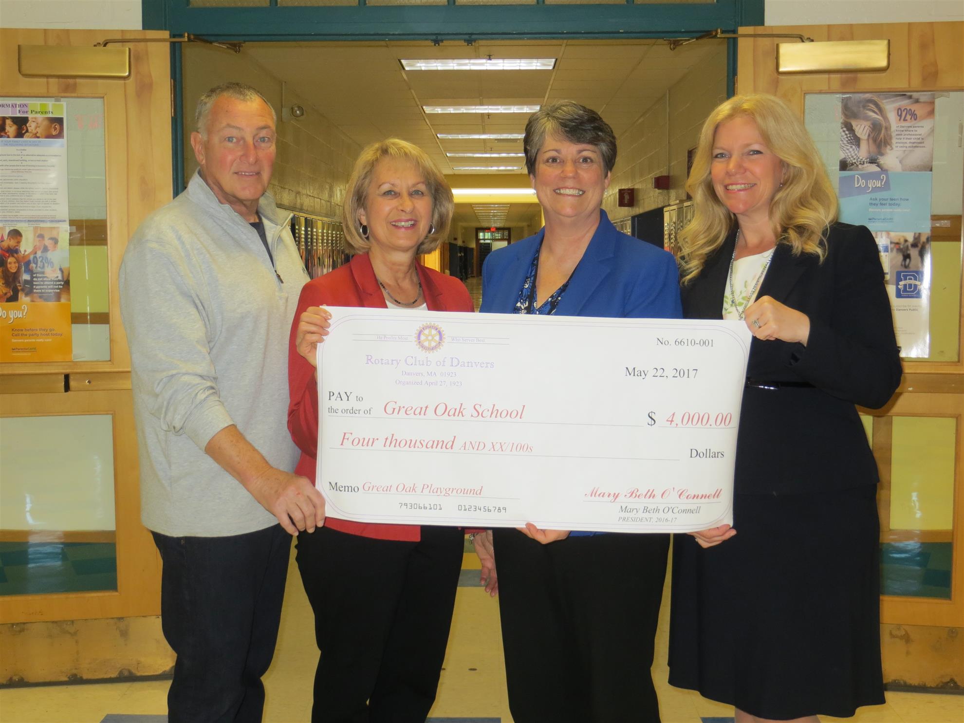 Danvers Supports Great Oak School Playground | District 7930