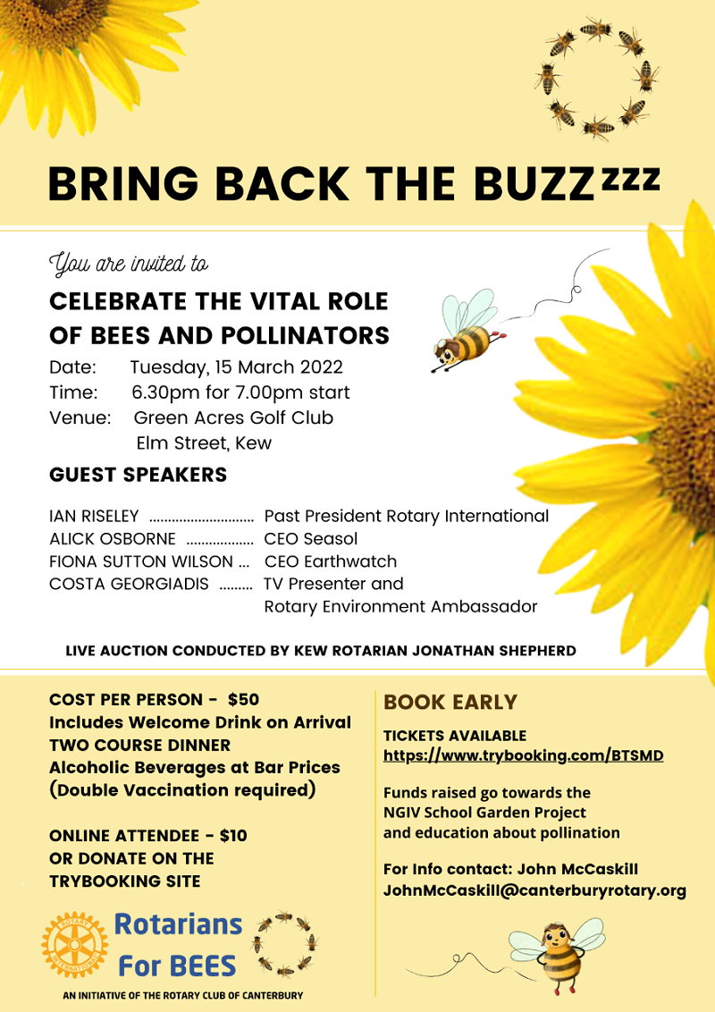 Have you booked your ticket to BRING BACK THE BUZZ? | District 9800