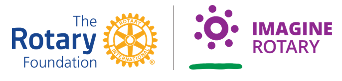 The Rotary Foundation and Imagine Rotary logos