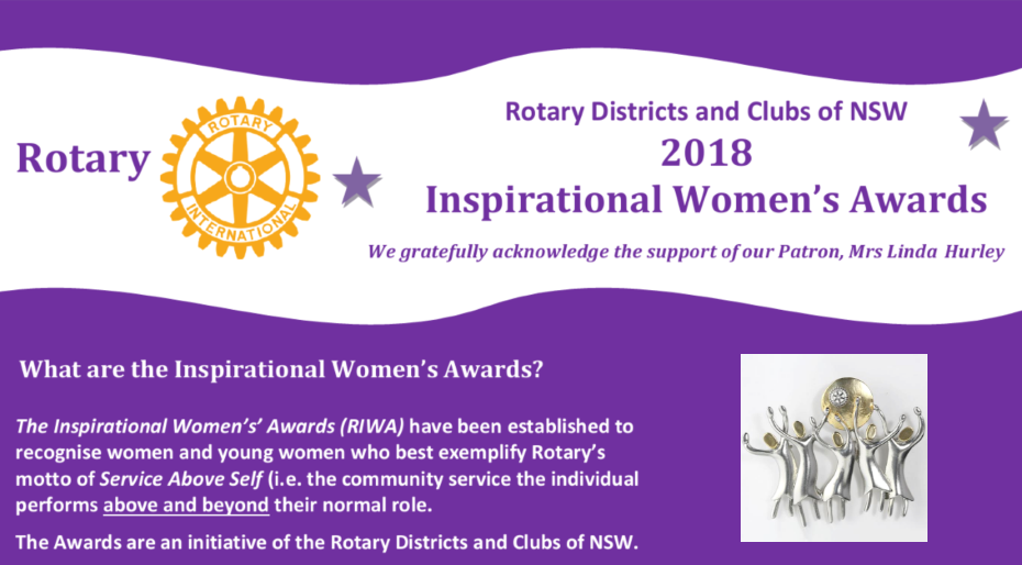 Rotary Inspirational Women's Award