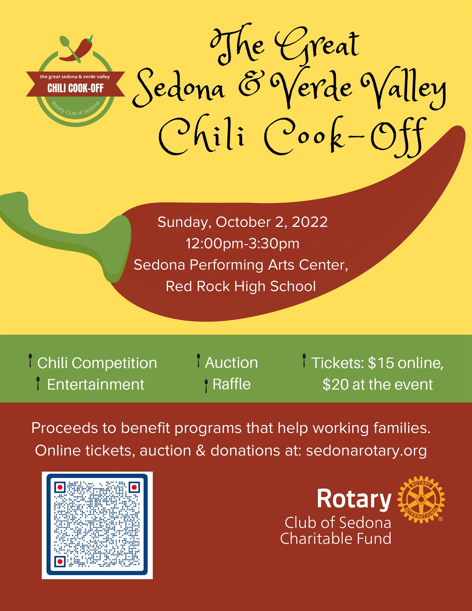 Rotary Club Of Sedona Hosts Chili Cook-Off Fundraiser | District 5495