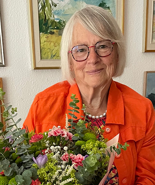 Elisabet Jensen tackad och uppmärksammad för fantastiska insatser för