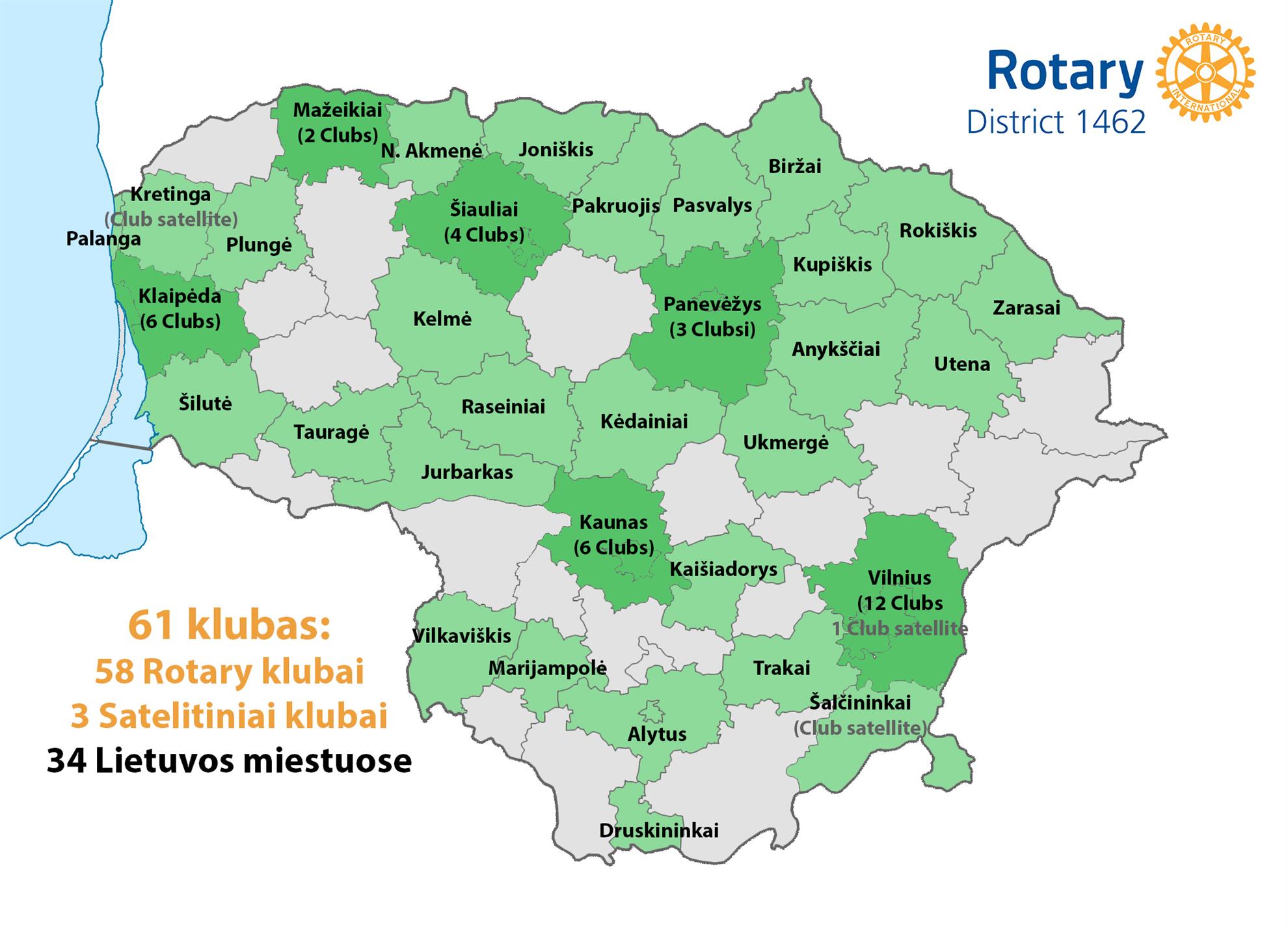 Rotary klubai Lietuvoje