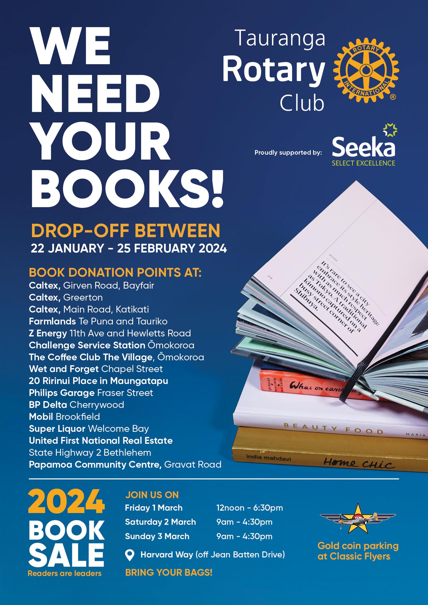 Tauranga Rotary Book Fair Rotary District 9930