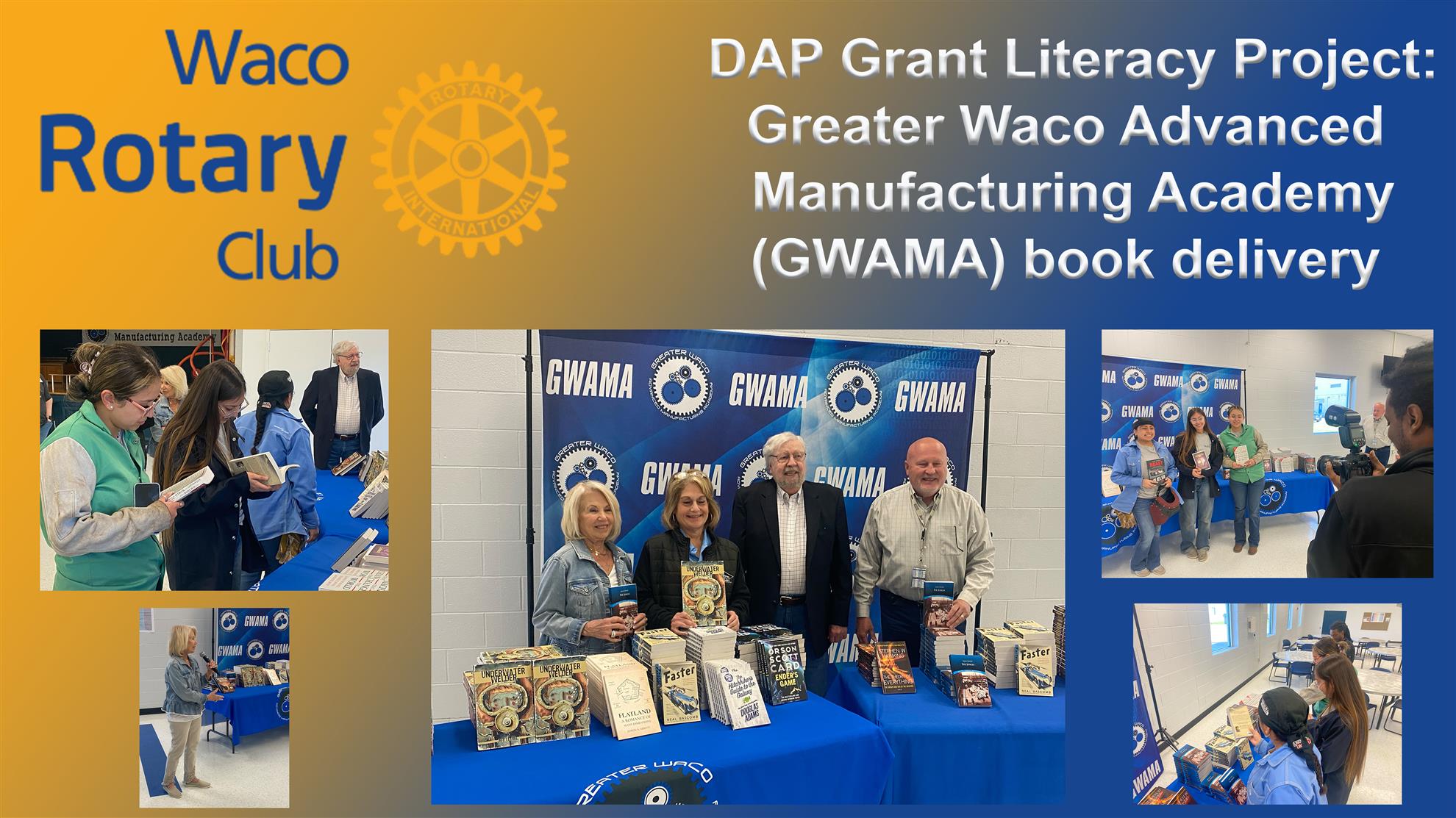 Waco Supports Literacy Through DAP Grant | Rotary District 5870