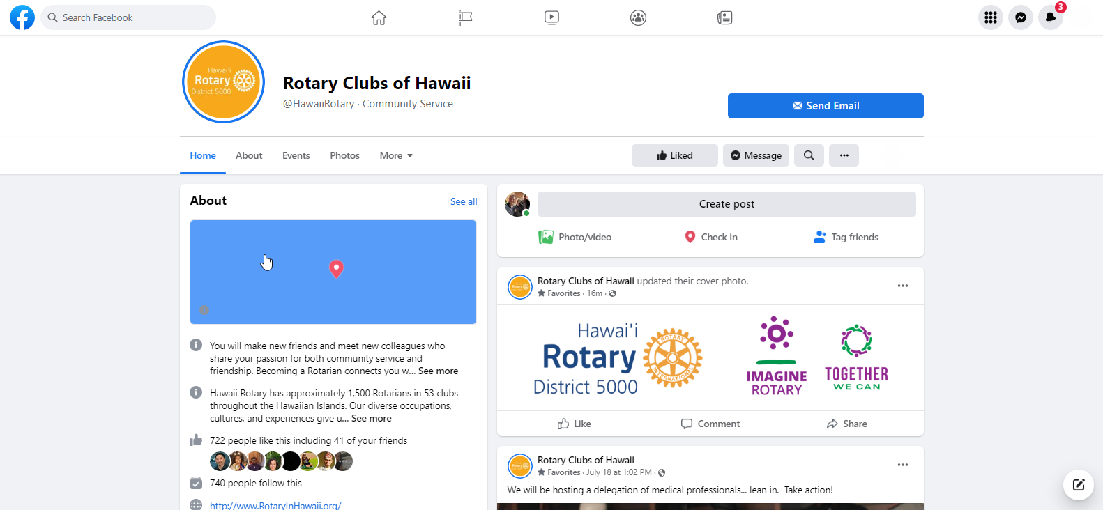 Hawai'i Rotary District 5000 Faceboook