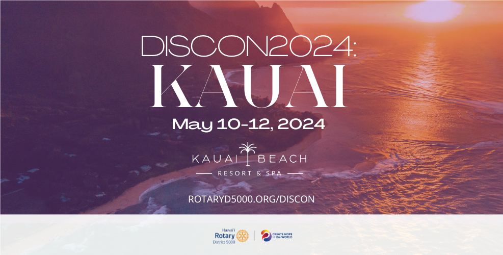 Register for DisCon2024: Kauai