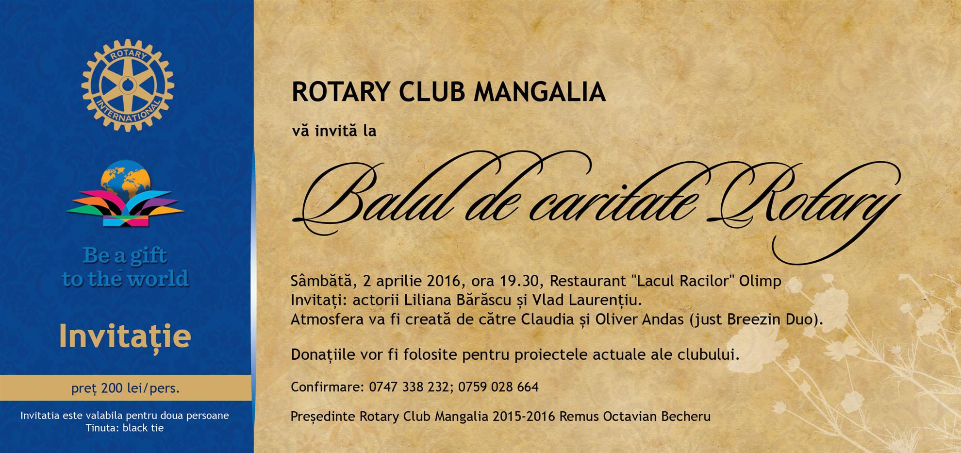 Balul De Caritate Rotary Mangalia District 2241