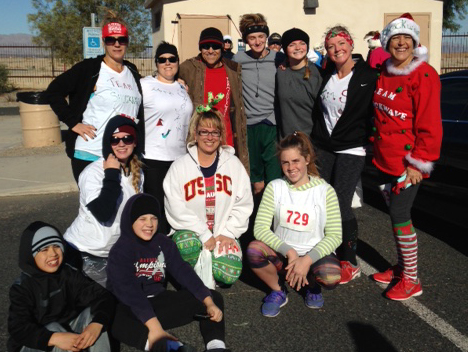 Team Shockwave at the Jingle Bell Walk N Run