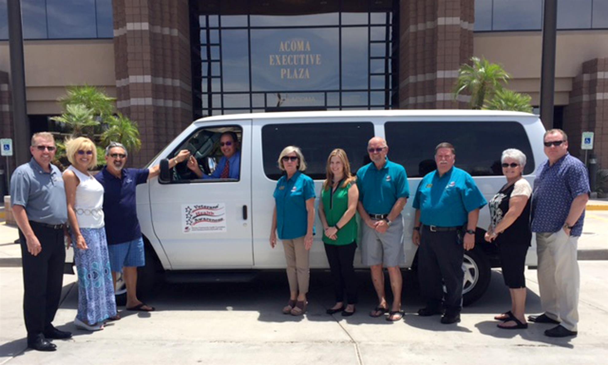 HCHF Veterans' Health Awareness donates van to Vet Court
