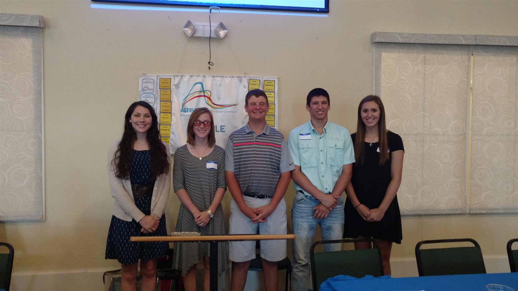 Scholarship Recipients Altrusa International of Temple, TX, Inc.