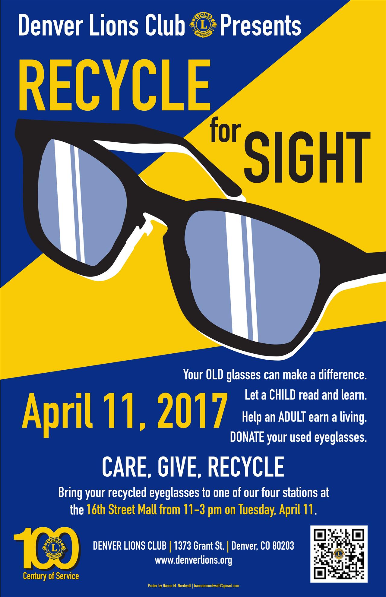 Recycle For Sight Lions Club Of Denver