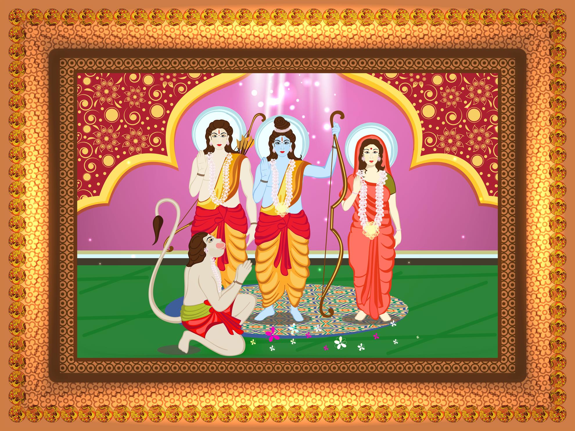 Shree Ram Vector Art, Icons, and Graphics for Free Download