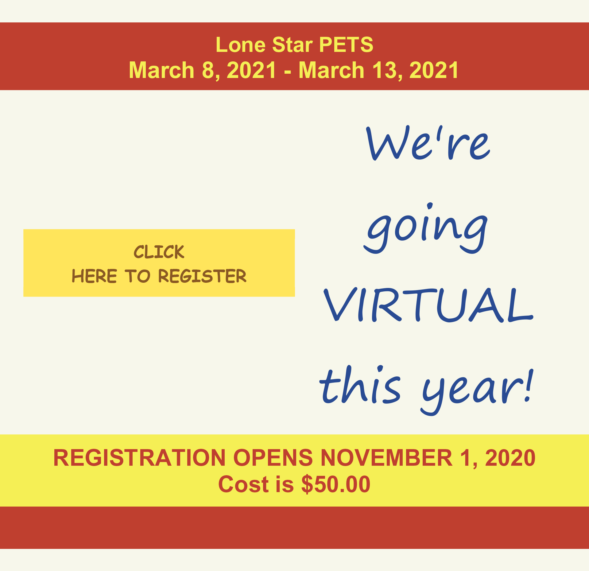 LoneStar PETS Registration Lone Star PETS
