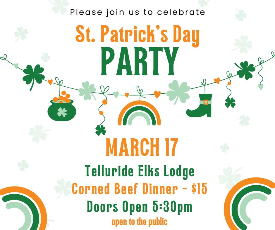 St. Patrick's Day Dinner