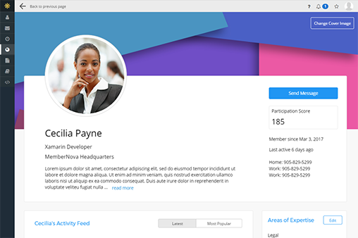 member profile