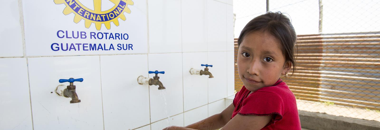 WASRAG in action!  Rotary clubs build new wash facilities