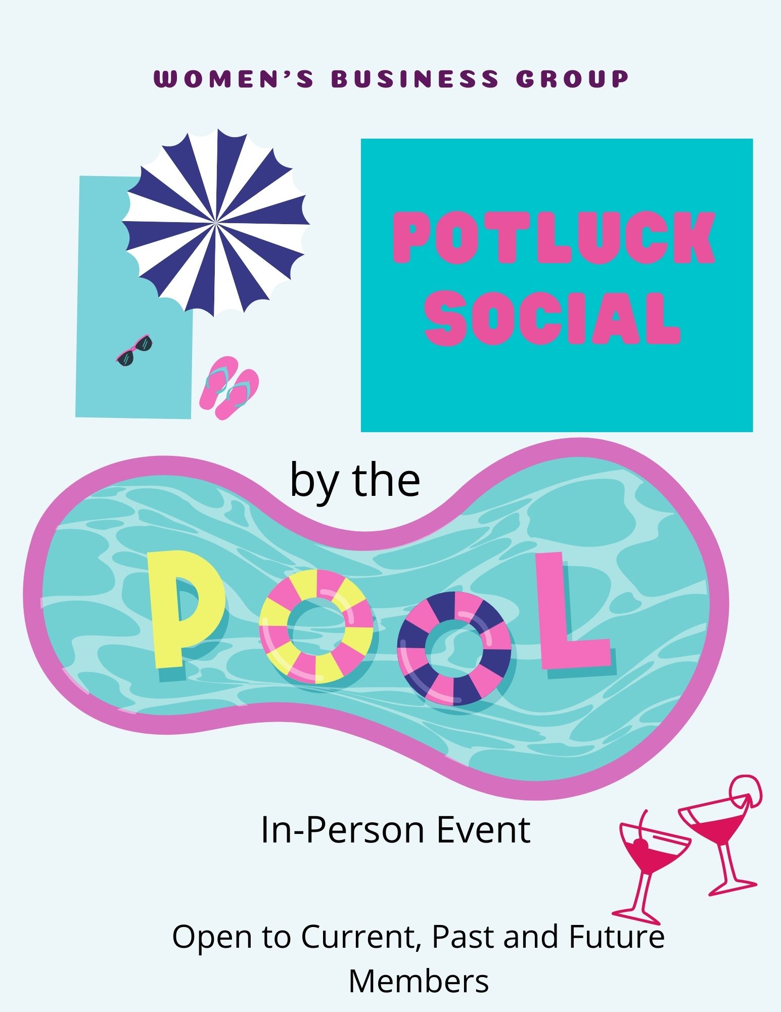 Potluck Social by the Pool