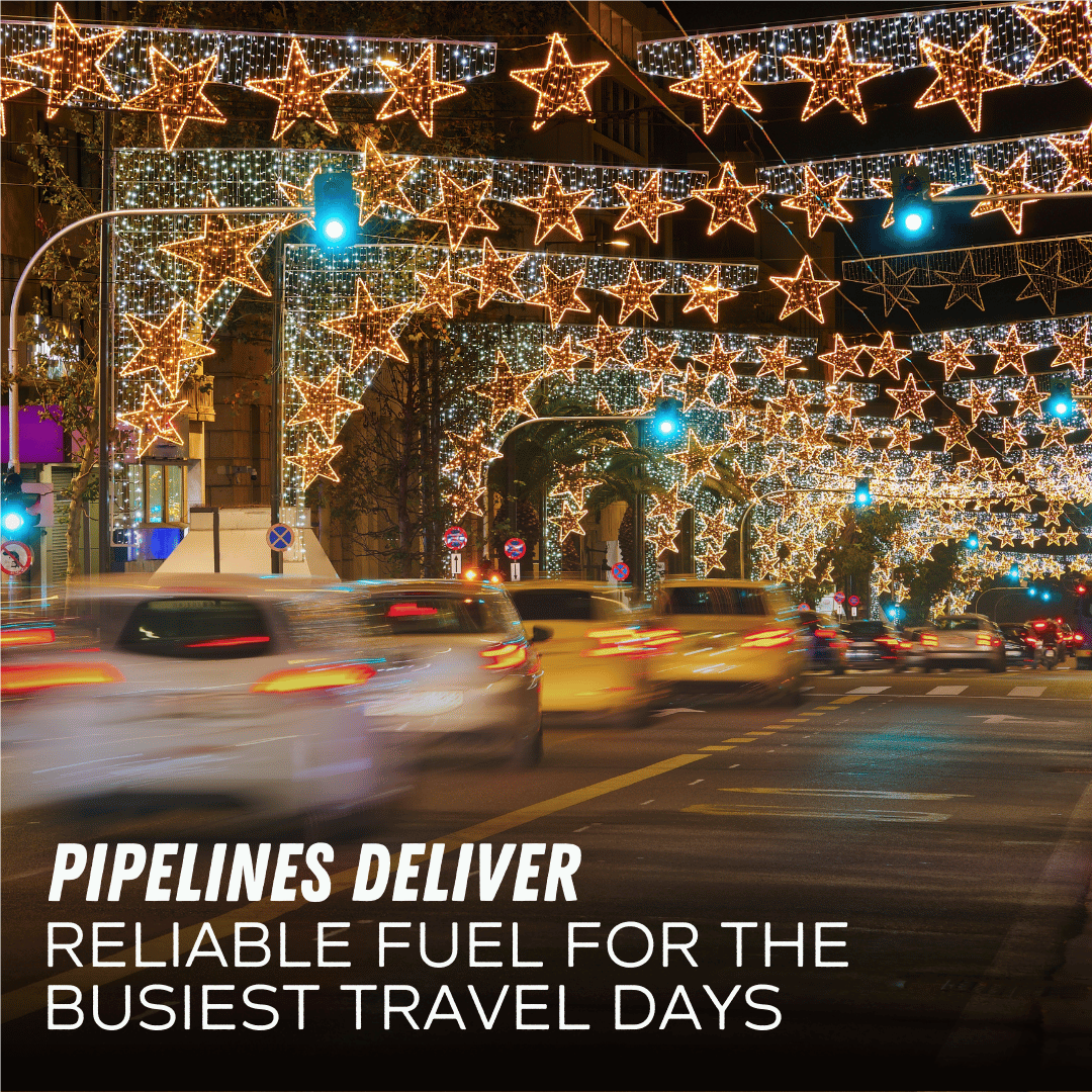 Holiday Travel Runs On Pipelines