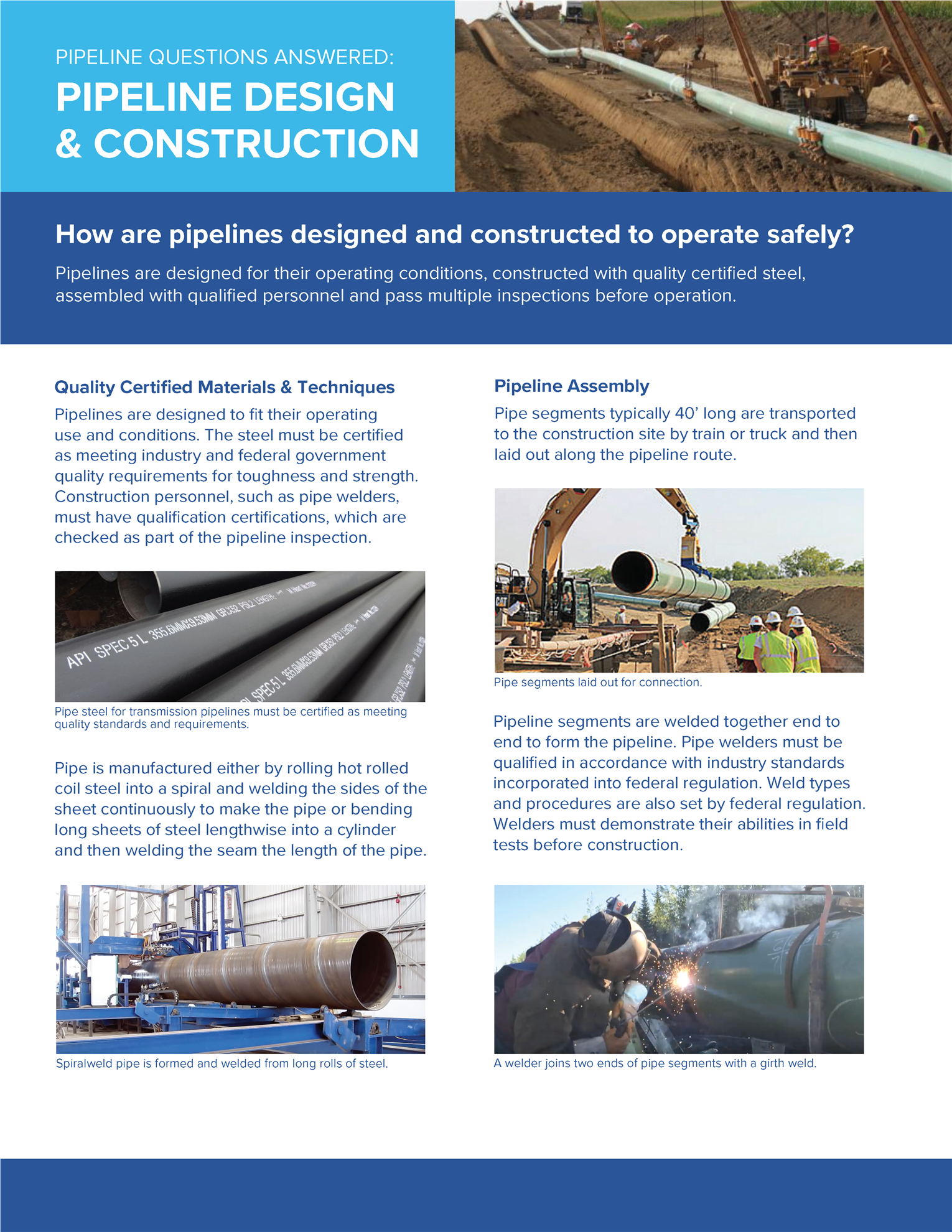 Pipeline Construction and Design
