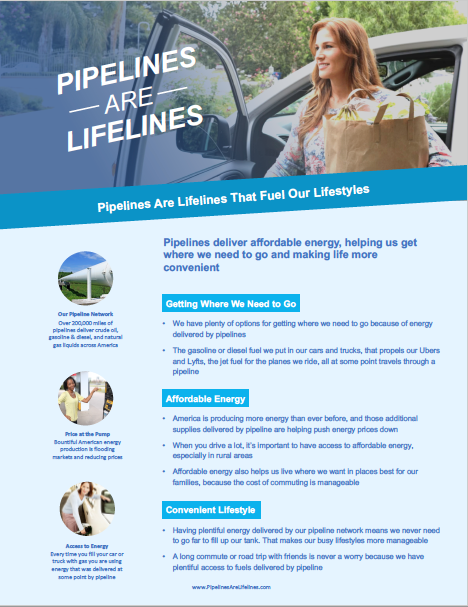 Pipelines Are Lifelines That Fuel Our Lifestyles