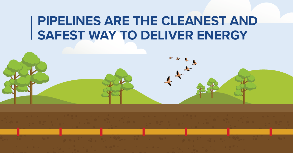 Pipelines Are The Cleanest and Safest Way to Deliver Energy
