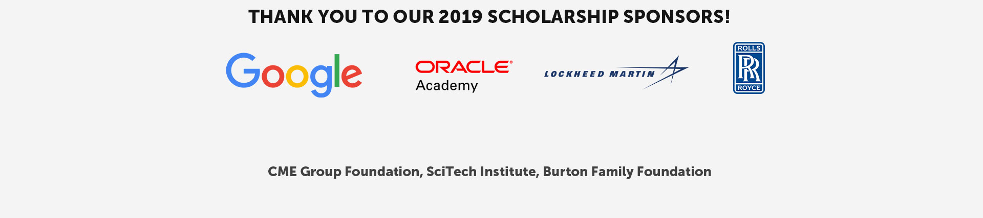 Scholarship Sponsors