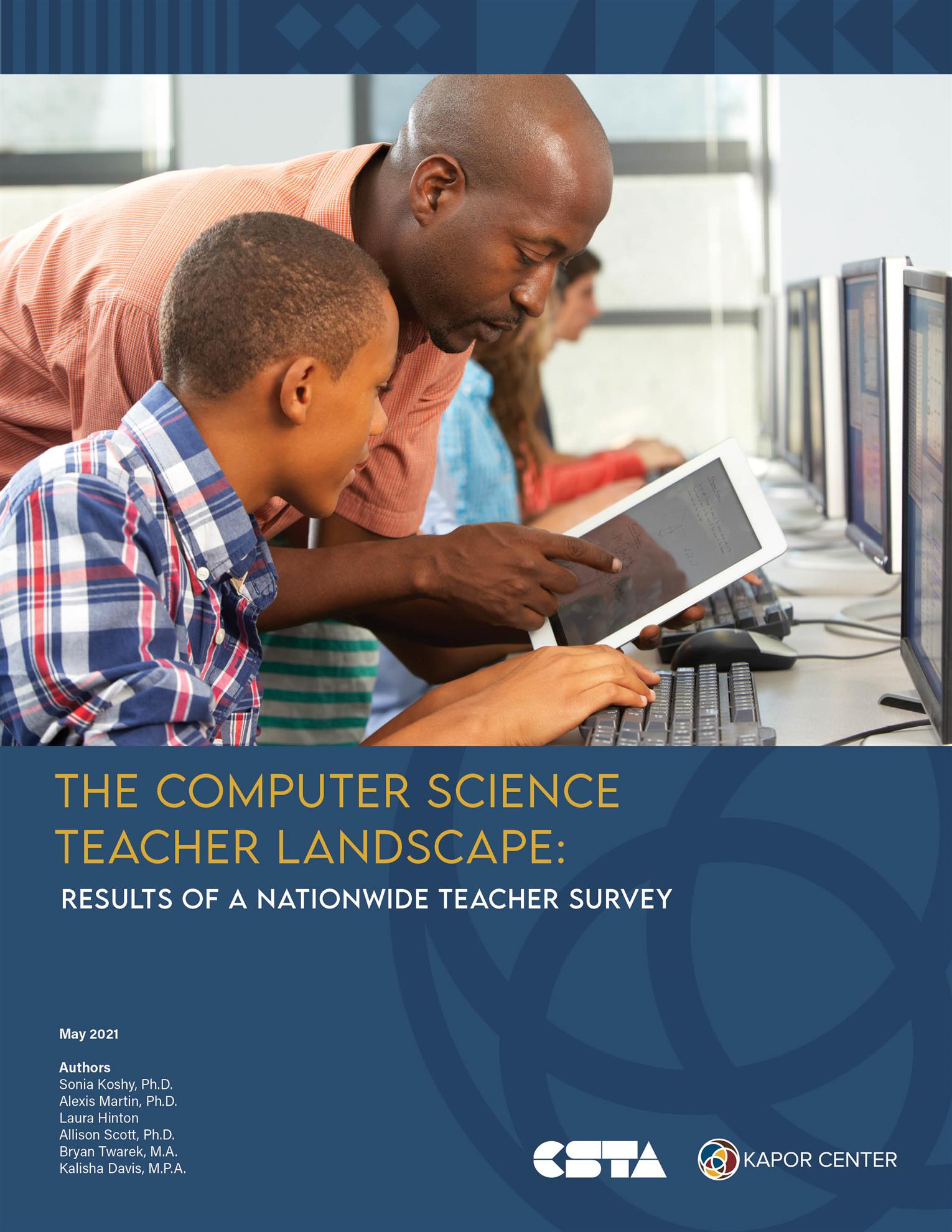 CS Teacher Landscape Report Cover
