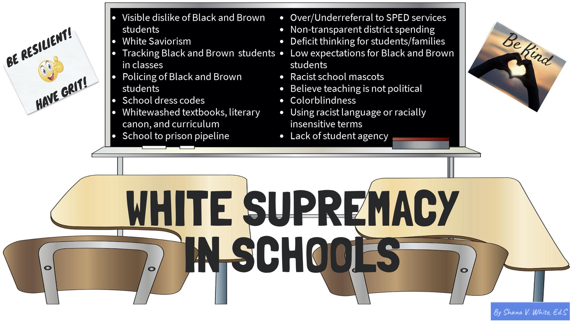 characteristics of how white supremacy culture manifests in schools and classrooms
