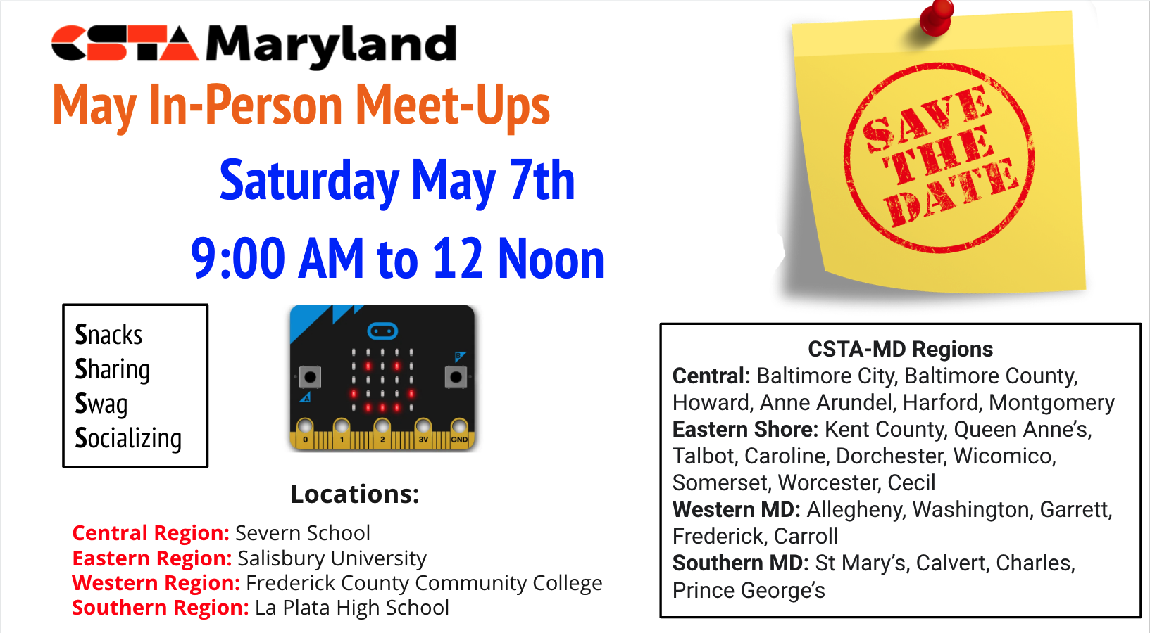 CSTA Maryland Spring Meet Up