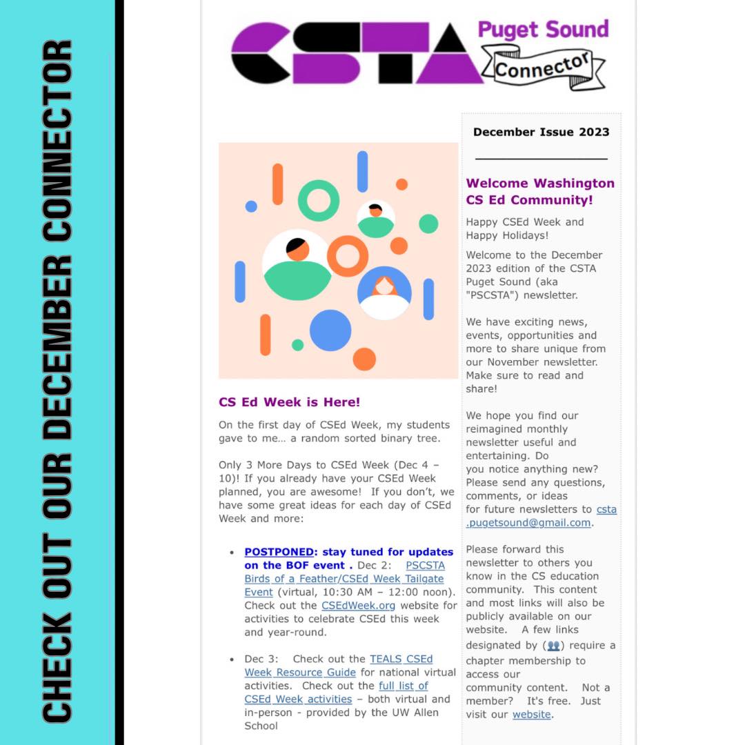 Washington CS Ed Extravaganza