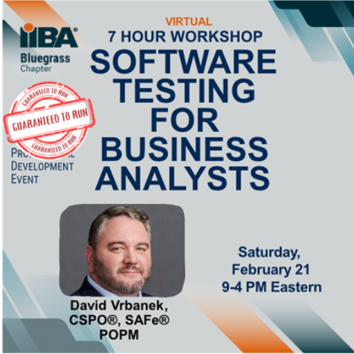 Software Testing for Business Analysts Workshop