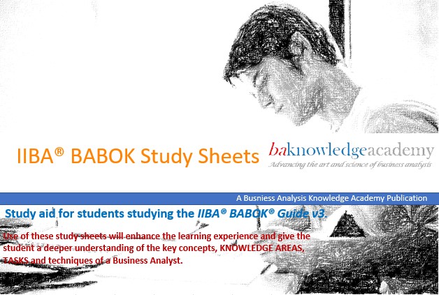 IIBA BABOK Study Sheets