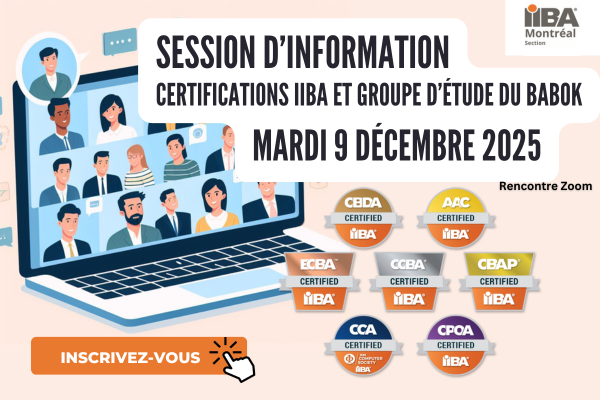 Inscrivez-vous! Session d'information
