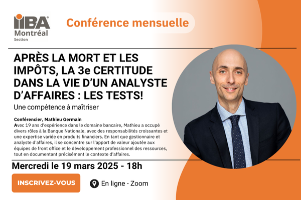 Les tests dans la vie d'un AA, une compétence à maitriser