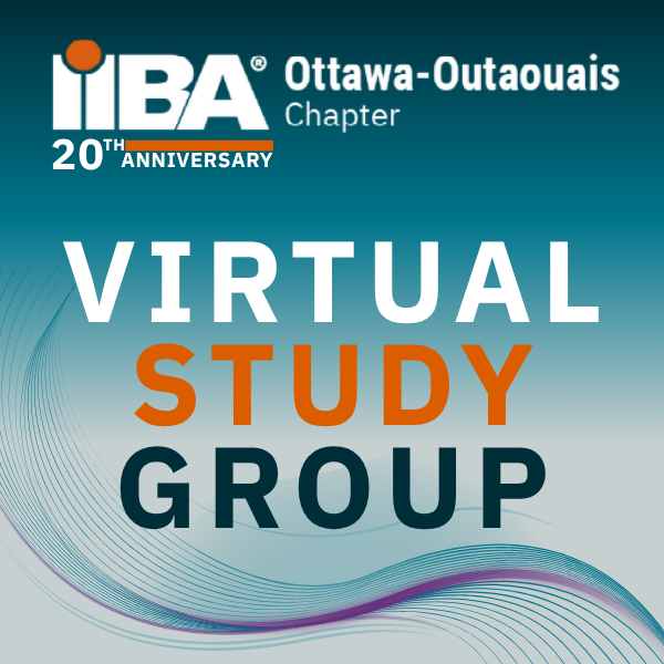 ECBA™ / CCBA® / CBAP® STUDY GROUP – September 2026 Session: Chapter 1 & 2