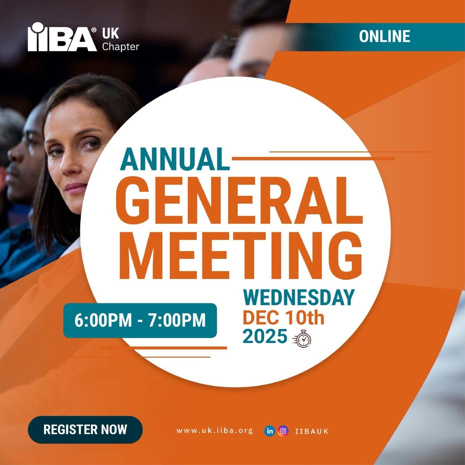 IIBA UK AGM December 2025 (virtual meeting)