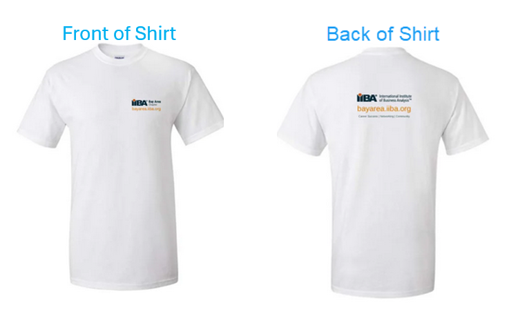IIBA Bay Area Chapter Members' T-Shirt