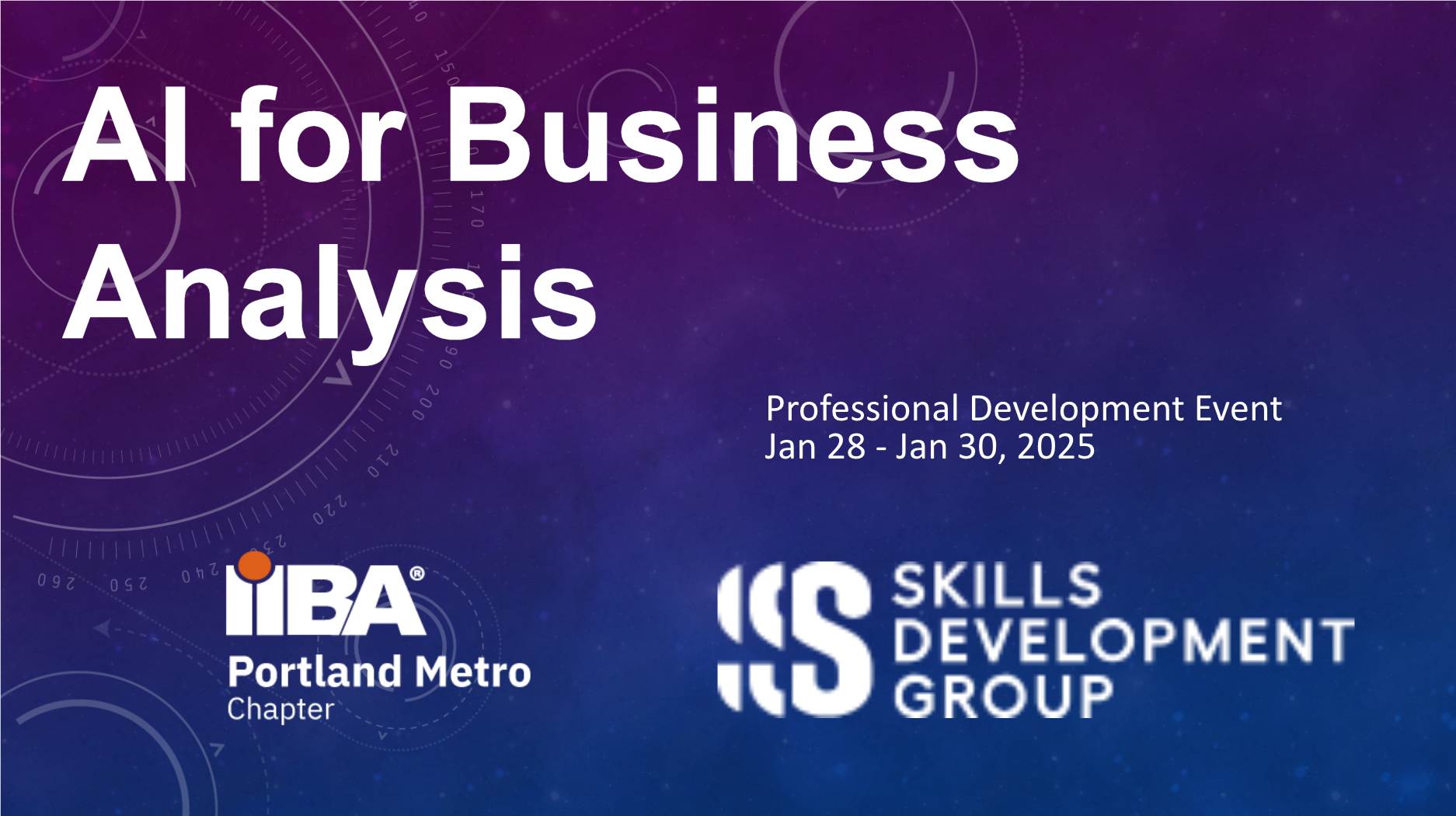 Portland IIBA - AI for Business Analysis Course