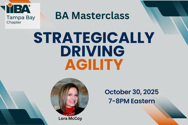 Lora McCoy presents Strategically Driving Agility