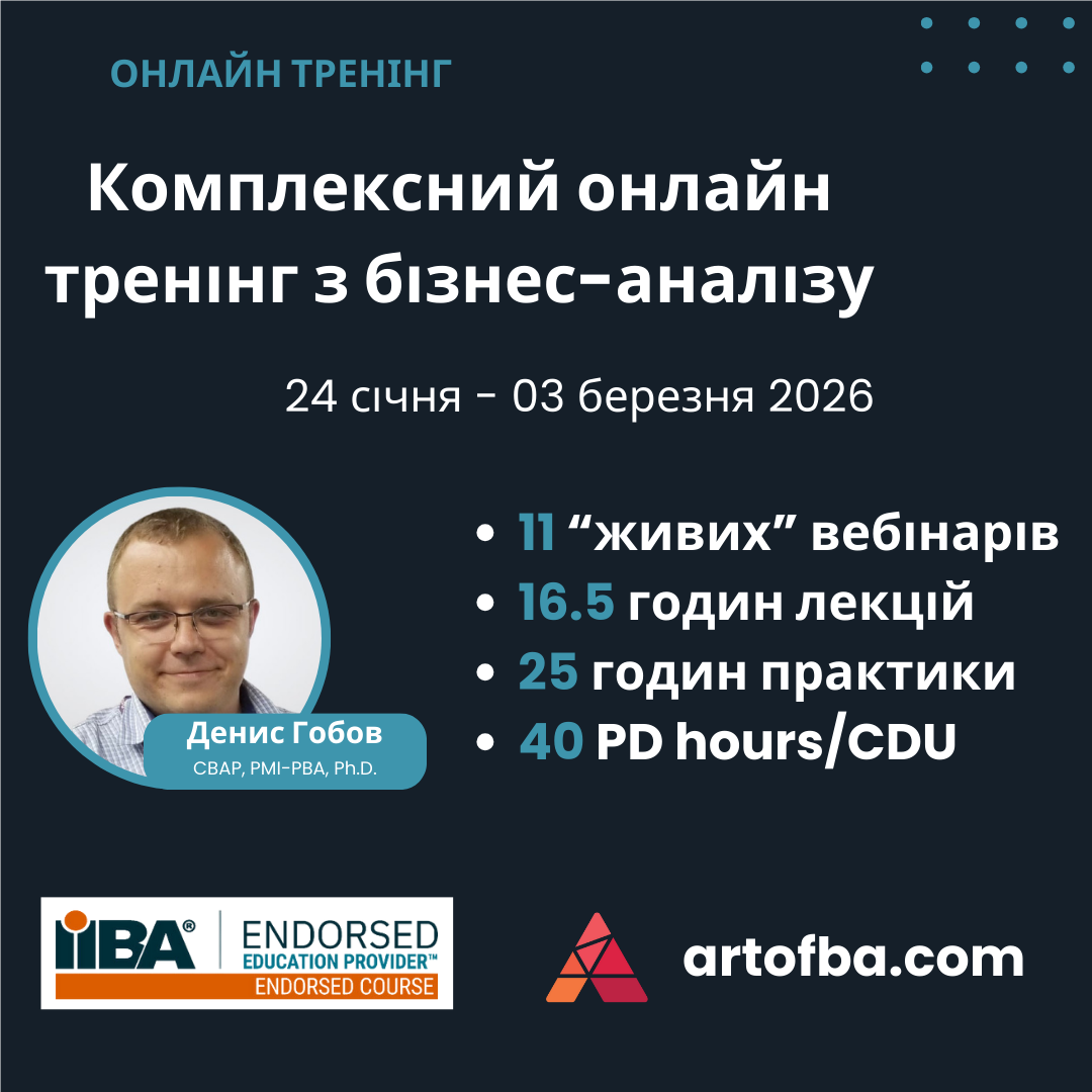 Business Analysis Essentials Online (Theory+Practice) (UKR)