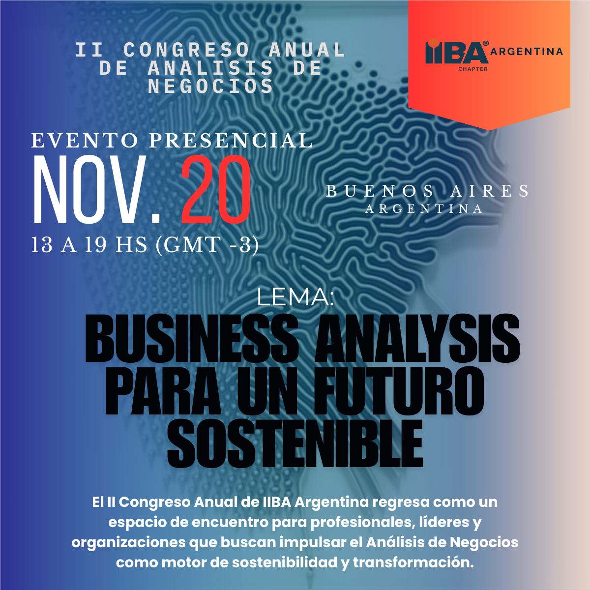 CONGRESO BA -  Business Analysis para un Futuro Sostenible