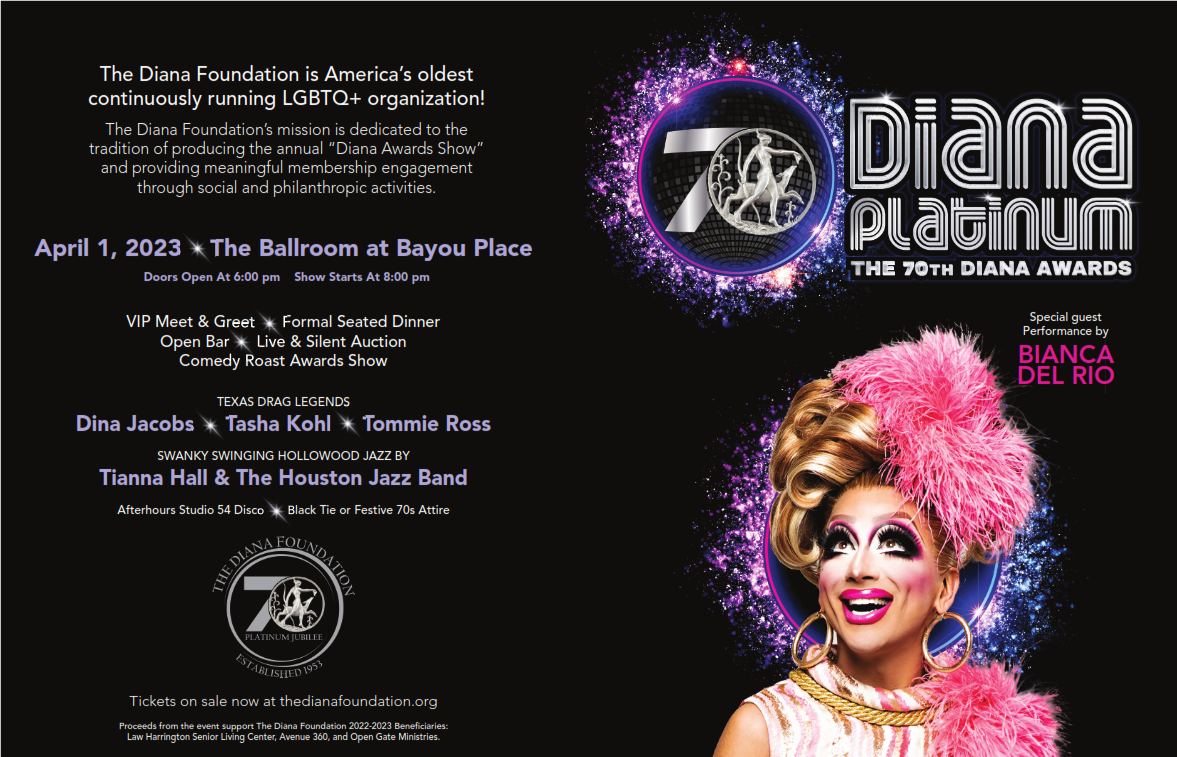 BIANCA DEL RIO IS COMING!!! BUY YOUR TICKETS NOW!