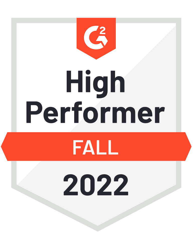 G2 High Performer Fall 2022