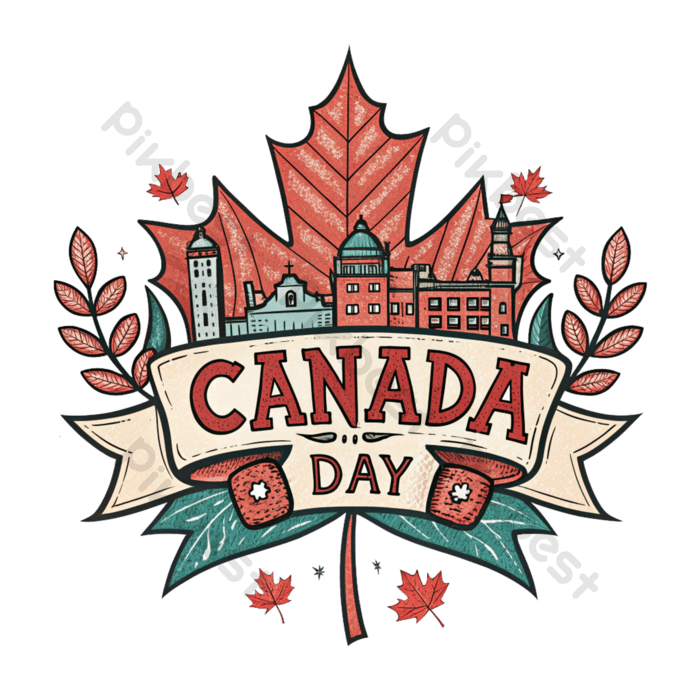 Canada Day Logo Hand Drawn 2026 PNG Images | PNG Free Download - Pikbest