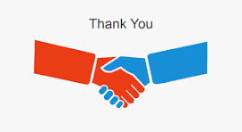 Simple Thank You Slide Hand Shaking - SlideModel