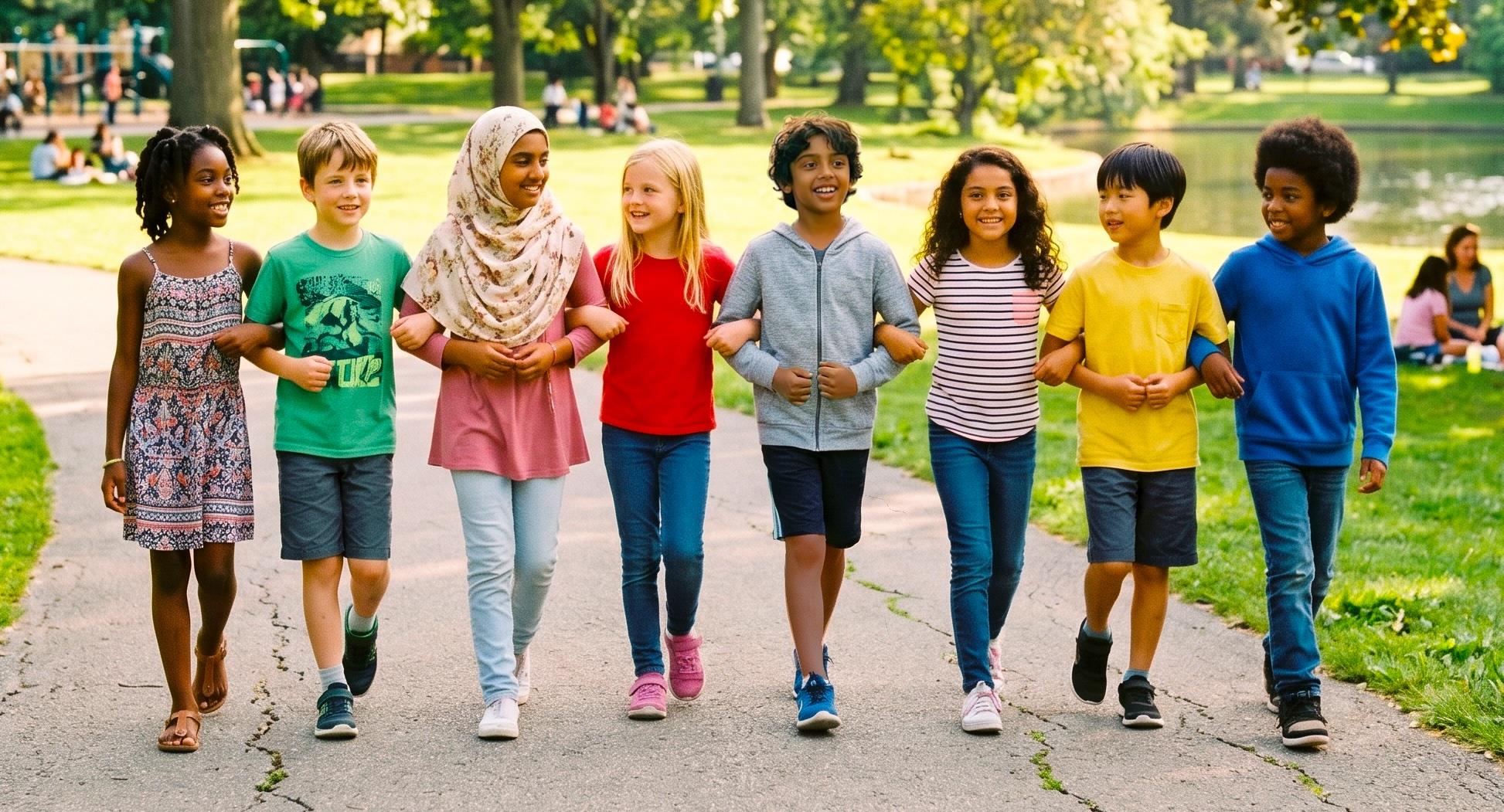 Kids at event